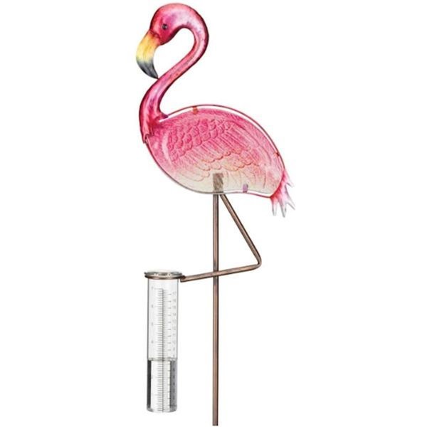 Regal Art & Gift Rain Gauge Flamingo Garden Stake, Pink REGAL12636